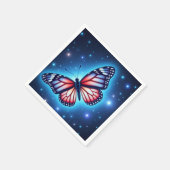 RedWhiteBlueButterfly Servet (Hoek)
