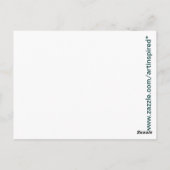 Redwood bomen in de ochtend briefkaart (Achterkant)