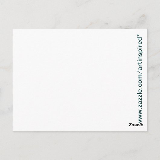 Redwood bomen in de ochtend briefkaart (Achterkant)