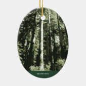 Redwood Christmas Tree Ornament (Achterkant)