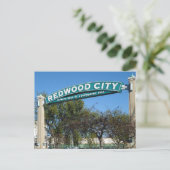 Redwood City 150e Jubileum Briefkaart (Staand voorkant)