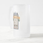 Redwood City 150e Jubileum Matglas Bierpul (Voorkant links)