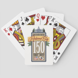 Redwood City 150e Jubileum Speelkaarten