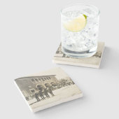 Redwood City 150e Jubileum Stenen Onderzetter (Zijkant)