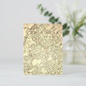 Redwood City, CA  Map Briefkaart (Staand voorkant)