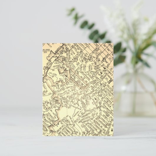 Redwood City, CA  Map Briefkaart