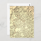 Redwood City, CA  Map Briefkaart (Voorkant / Achterkant)