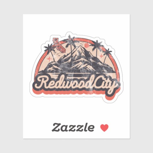 Redwood City Sticker (Vel)