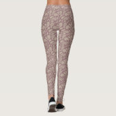 Redwood-Cream Paisley Pattern-Leggings Leggings (Achterkant)