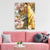 Redwood en Cherry Blossom Canvas Afdruk (Insitu (Woonkamer))