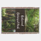 Redwood en Ferns in Redwood National Park Deken (Voorkant)