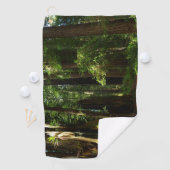 Redwood en Ferns in Redwood National Park Golfhanddoek (Insitu)