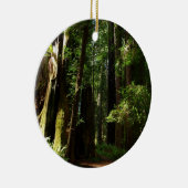 Redwood en Ferns in Redwood National Park Keramisch Ornament (Rechts)