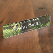 Redwood en Ferns in Redwood National Park Naambordje (Zijkant)