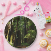 Redwood en Ferns in Redwood National Park Papieren Bordje (Feest)