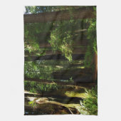 Redwood en Ferns in Redwood National Park Theedoek (Verticaal)