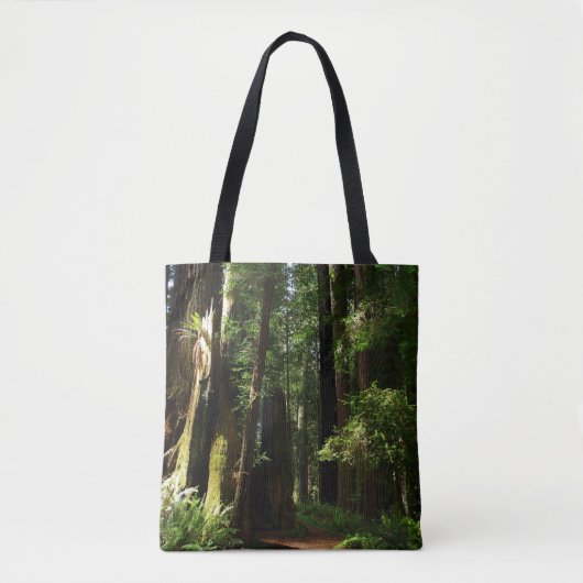 Redwood en Ferns in Redwood National Park Tote Bag (Voorkant)