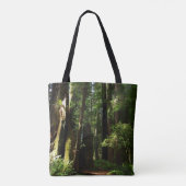 Redwood en Ferns in Redwood National Park Tote Bag (Achterkant)
