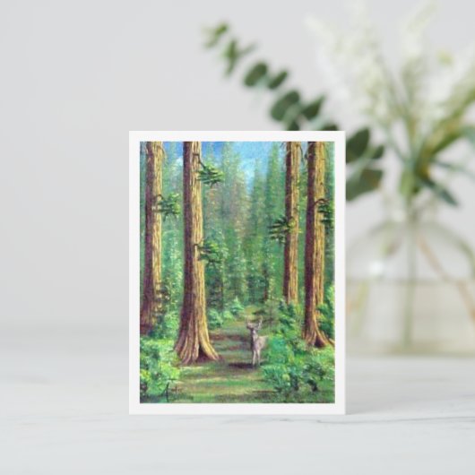 Redwood Forest Briefkaart (Staand voorkant)