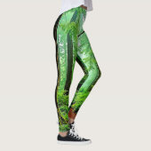 Redwood Forest Misty Tranquility Ontwerp Leggings (Rechts)