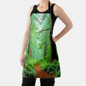 Redwood Forest Misty Tranquility Ontwerp Schort (Insitu)