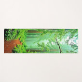 Redwood Forest Misty Tranquility Ontwerp Yogamat (Voorkant (horizontaal))