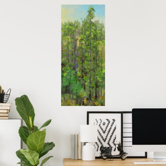 Redwood Forest Poster (Thuiskantoor)