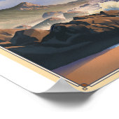 Redwood Nationaal Park Litho Kunstwerk Poster (Hoek)