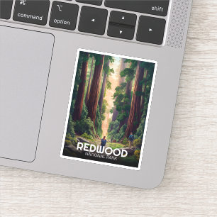 Redwood nationaal staatspark, Californische kust Sticker