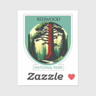Redwood National Park Beauty in Californië Sticker