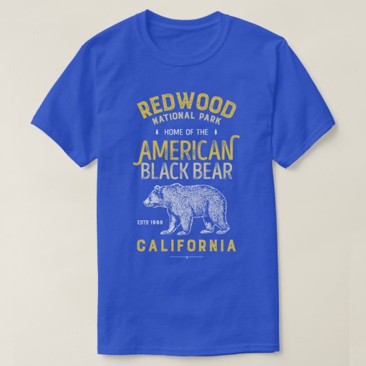 Redwood National Park  California Beer Gift T-shirt (Design voorkant)