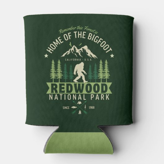 Redwood National Park California Blikjeskoeler (Achterkant)