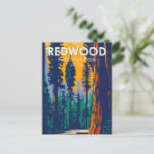 Redwood National Park California  Briefkaart (Staand voorkant)