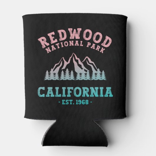 Redwood National Park California Gradient Blikjeskoeler (Achterkant)