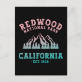Redwood National Park California Gradient Briefkaart (Voorkant)