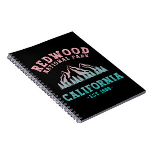 Redwood National Park California Gradient Notitieboek