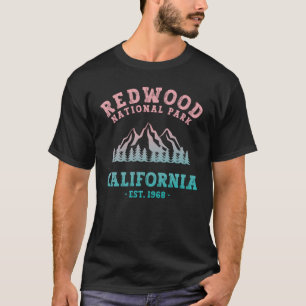 Redwood National Park California Gradient T-shirt