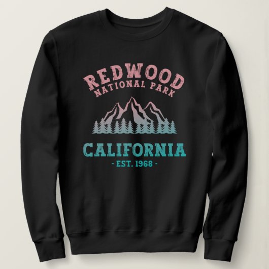 Redwood National Park California Gradient Trui (Design voorkant)