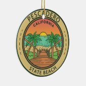 Redwood National Park California  Keramisch Ornament (Rechts)