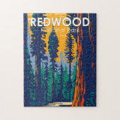 Redwood National Park California  Legpuzzel (Verticaal)