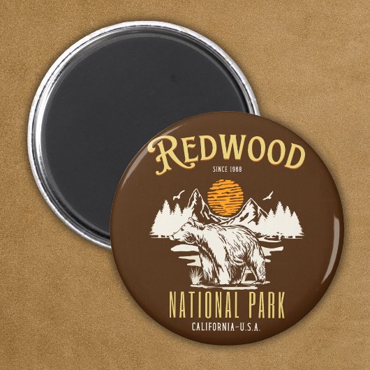Redwood National Park California Magneet