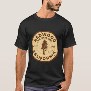 Redwood National Park California Mountains Redwood T-shirt