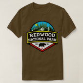 REDWOOD NATIONAL PARK CALIFORNIA REDWOODS MOUNTAE T-SHIRT (Design voorkant)