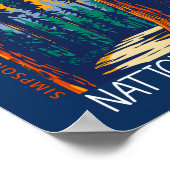 Redwood National Park California Retro Distress Poster (Hoek)