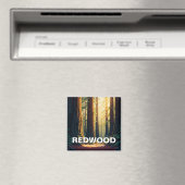 Redwood National Park California Sunlight Magneet (Insitu (Vaatwasser))