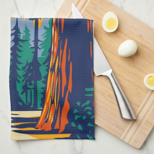 Redwood National Park California  Theedoek (Quarter Fold)