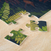 Redwood National Park California Tree Retro Legpuzzel (Zijkant)