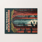 Redwood National Park California Trees Legpuzzel (Horizontaal)