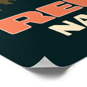 Redwood National Park California Trees Poster (Hoek)