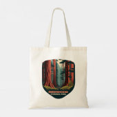 Redwood National Park California Trees Tote Bag (Achterkant)